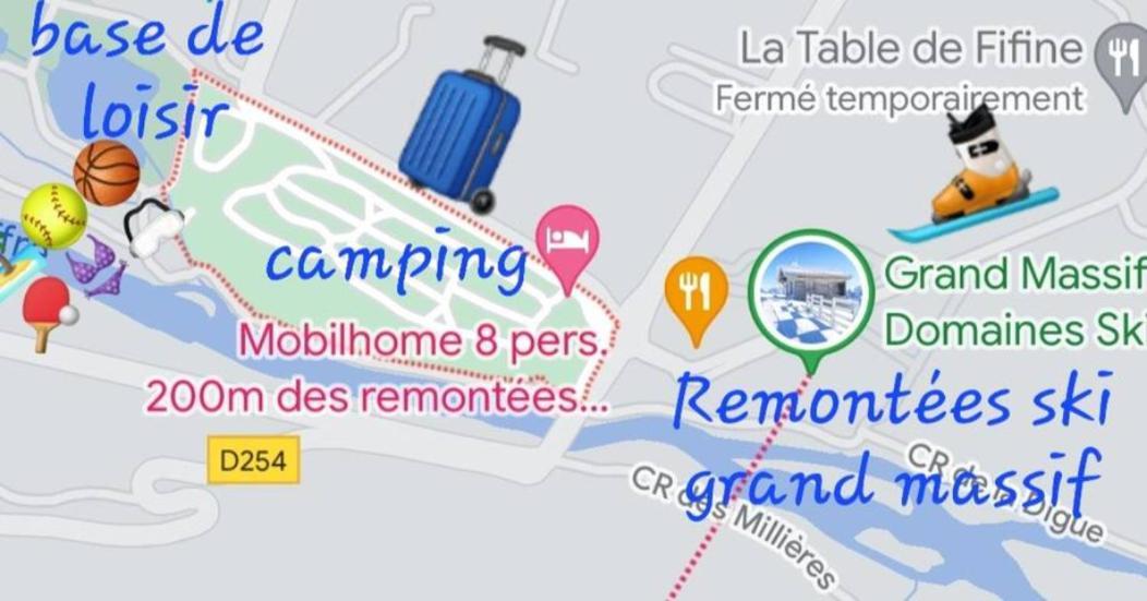 Charmant Mobilhome A 2 Pas Remontes Ski Samoens Exterior photo